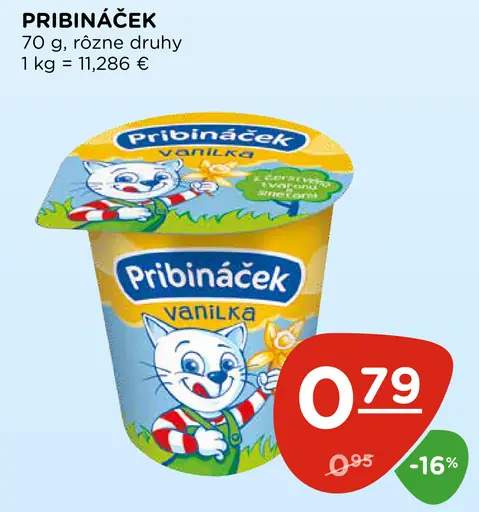 Pribináček Tvarohový dezert