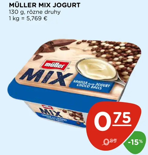 Müller Mix jogurt