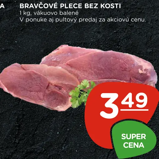 Bravčové plece bez kosti