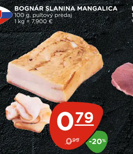Bognár slanina Mangalica