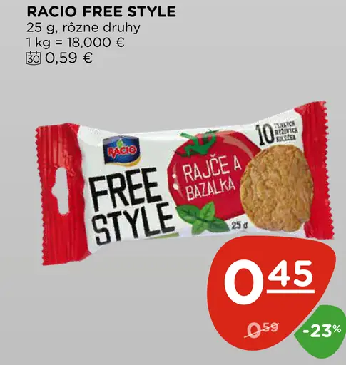 Racio Free Style rajče a bazalka