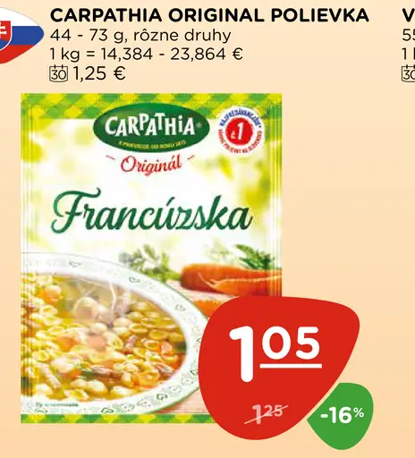 Carpathia Original Polievka Francúzska