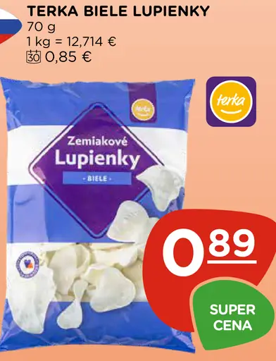 Terka Biele zemiakové lupienky