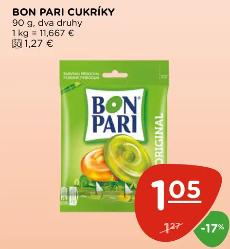 BON PARI cukríky