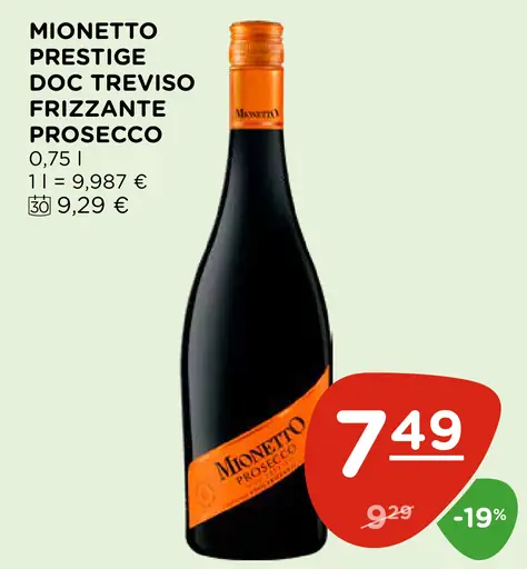 Mionetto Prestige DOC Treviso Frizzante