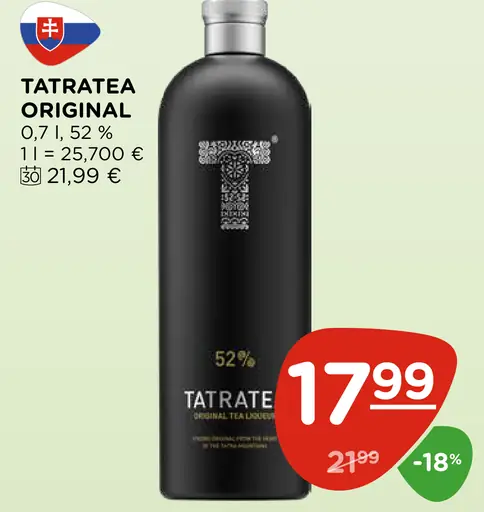 Tatratea originál 52 %