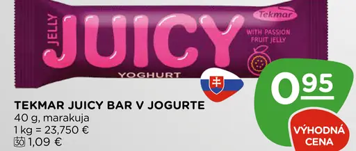 Tekmar Juicy bar v jogurte marakuja