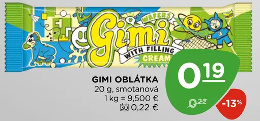 Gimi oblátka smotanová