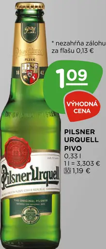 Pilsner Urquell pivo
