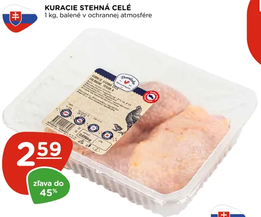 Kuracie stehná celé