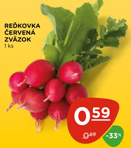 Reďkovka červená zväzok