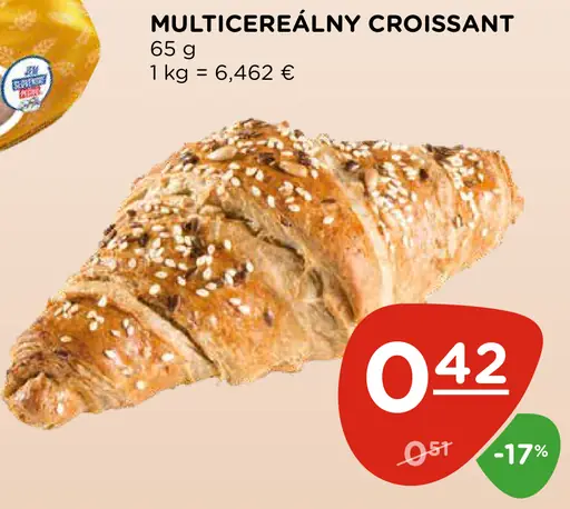 Multicereálny croissant