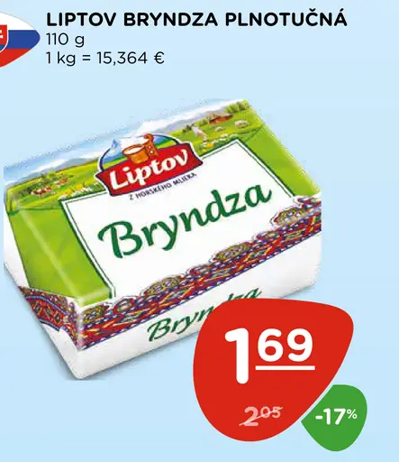 Liptov Bryndza Plnotučná