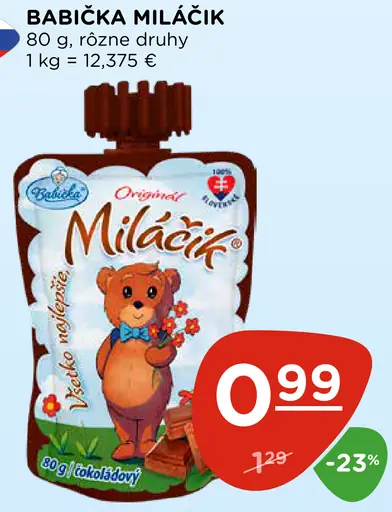 Babička Miláčik tvarohový dezert pre deti