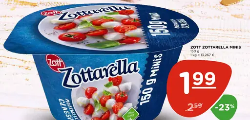 Zott Zottarella mozzarella