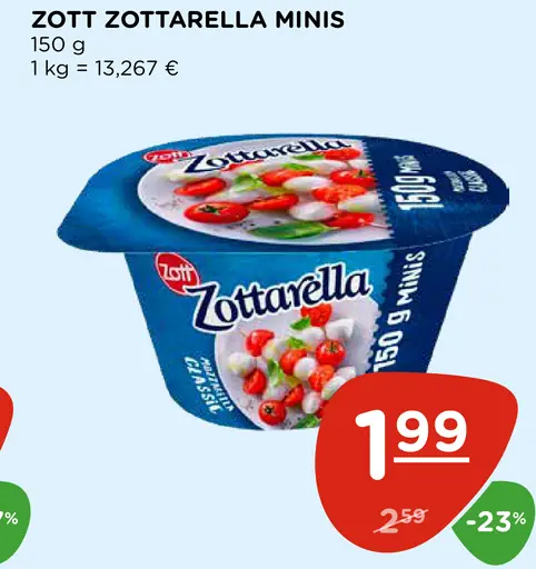 Zott Zottarella Minis syr
