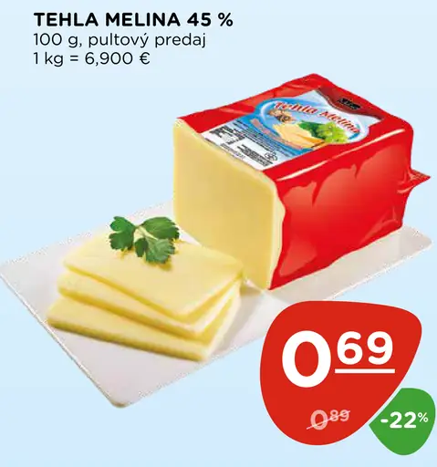 Melina syr tehla 45 %