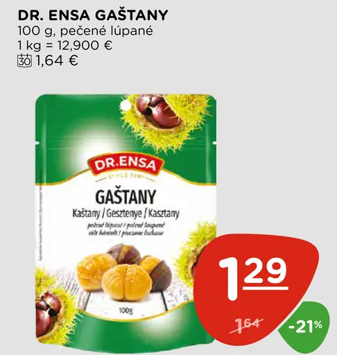Dr. Ensa gaštany pečené lúpané