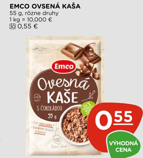 Emco Ovsená kaša s čokoládou