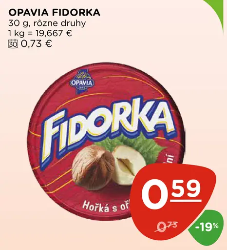 Opavia Fidorka hořká s oříšky