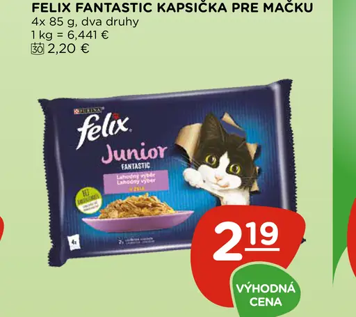 Felix Fantastic kapsička pre mačku Junior