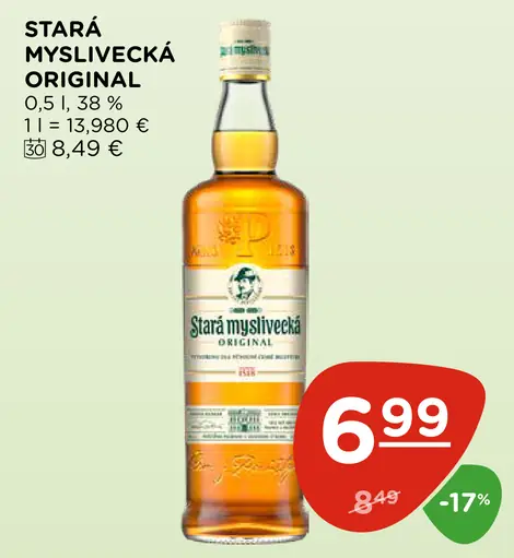 Stará Myslivecká Original liehovina