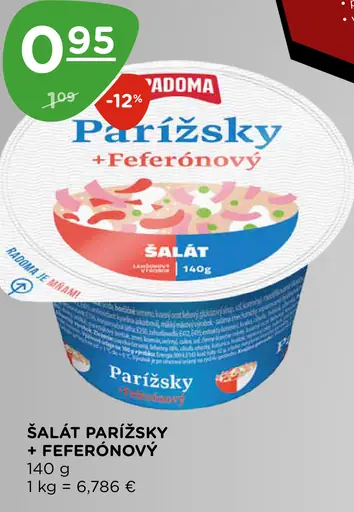 Radoma Parížsky šalát + feferónový