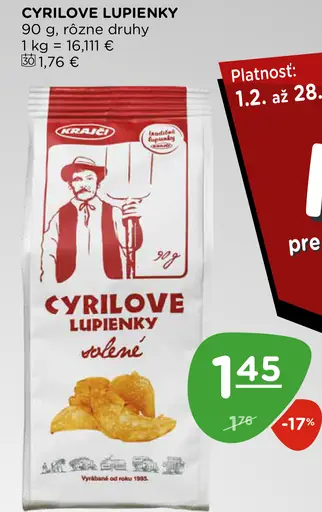 Cyrilove lupienky slané