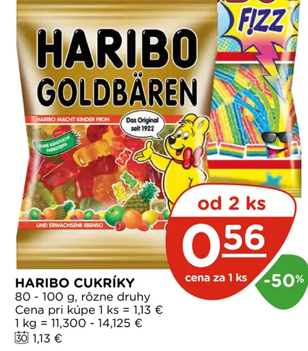 Haribo cukríky