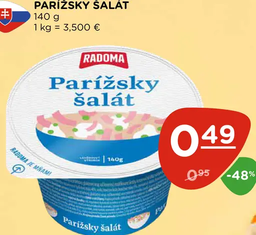 Radoma Parížsky šalát