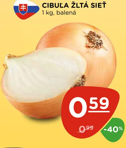 Cibuľa žltá sieť