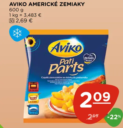 Aviko americké zemiaky