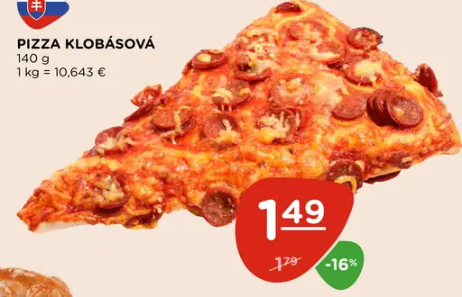 Pizza klobásová