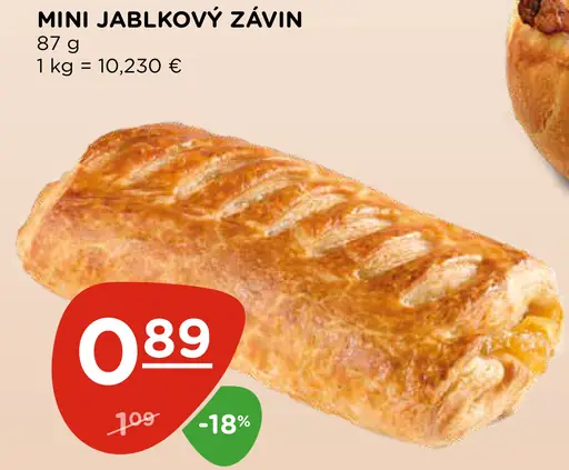 Mini jablkový závin