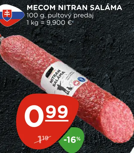 Mecom Nitran saláma