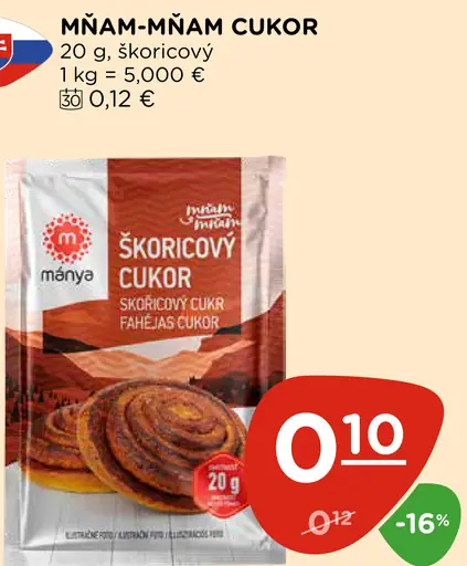 Mňam-Mňam škoricový cukor