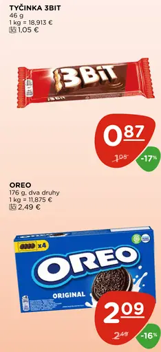 3Bit tyčinka so sušienkou v mliečnej čokoláde