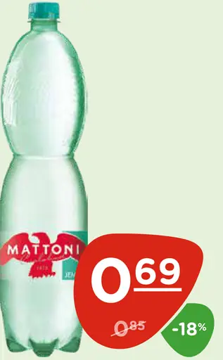 Mattoni Prírodná minerálna voda sýtená