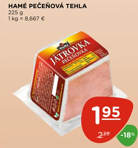 Hamé pečeňová tehla