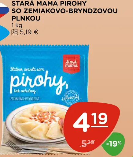 Stará mama pirohy so zemiakovo-bryndzovou plnkou