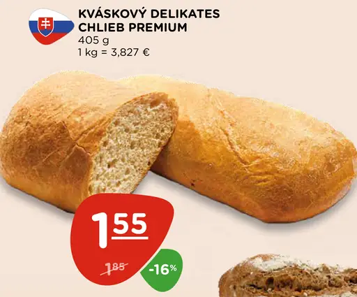 Kváskový delikates chlieb premium