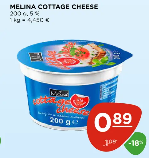 Melina Cottage Cheese tvarohový syr