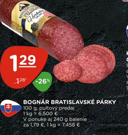 Bognár Bratislavské párky