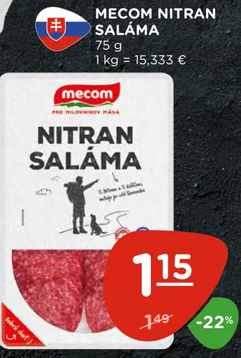 Mecom Nitran saláma