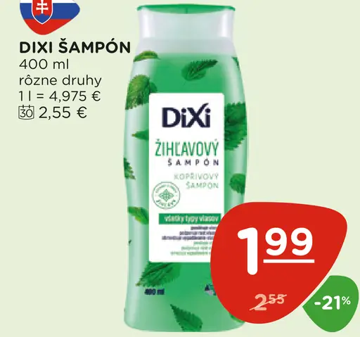 Dixi Žihľavový šampón