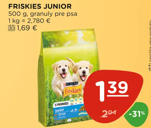 Friskies Junior granuly pre psa