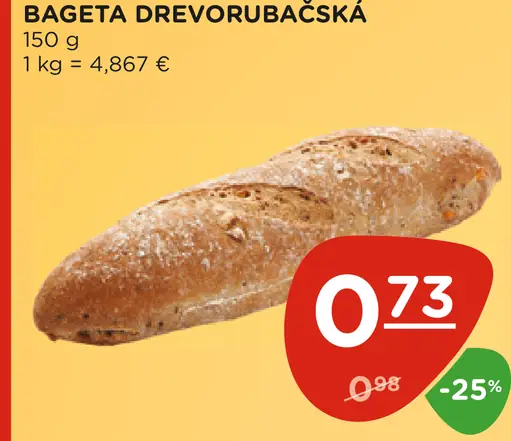 Bageta drevorubačská stredná