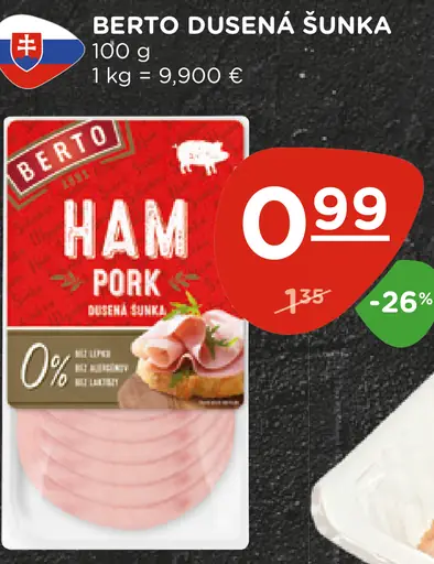 Berto Dusená šunka