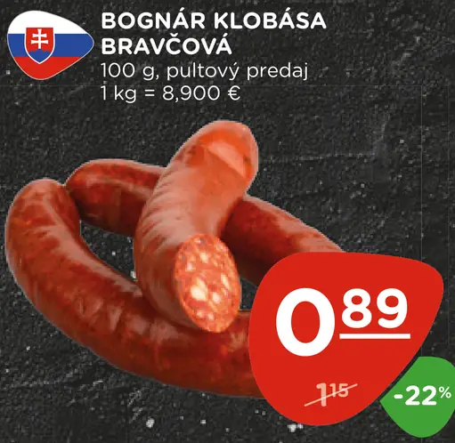 Bognár Kľobása bravčová