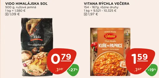 Vido Himalájska Soľ Ružová jemná